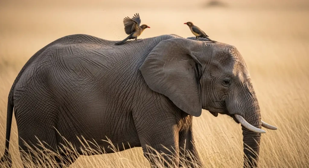 Birds and Elephants